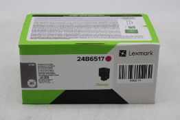 Lexmark 24B6517 Toner Cartridge, Magenta