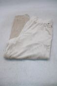 Mat. Clothing, Women's Plus Size Velour Joggers, Beige. Size S