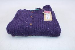 Gudrun Sjoden Neps Cardigan, Purple, Sixe XL