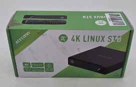 ACECONN Pi 2 4K Linux TV STB/Set Top Box. Box damaged