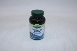 Seven Bottles of Natures Aid Cod Liver Oil 1000mg Softgels, 180 Capsules Per Bottle, BBE 06/27