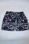 Desigual Navy Flower Mini Skirt, Navy, Size M