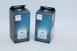 Two Philips Hue Smart Plugs