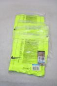 Four Nike Park VII Short Sleeve Senior Football Shirt, Volt/Black, Size M