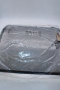 Buckton Curved Fire Guard, Black, H60 X W66 X D12cm. Box damaged, Not checked