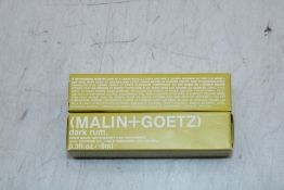 Eight 7ml Bottles Malin + Goetz Dark Rum Perfume Oil