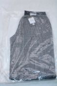 Rabe Check Trousers, Grey, UK 14