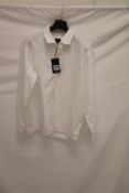 Edwin Big Ox Shirt Long Sleeve, White, Size L