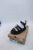 Dr Martens Blaire Felix Rub Off Vegan Strap Sandals, Black, UK 5. Box damaged