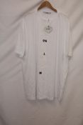 Mat. Clothing, Women's Plus SizeT-Shirt, White, Size S/M