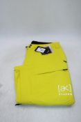Burton Ak Gore Tex Swash Trousers, Atomic Yellow, Size L