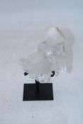 Large Quartz Geode with Stand