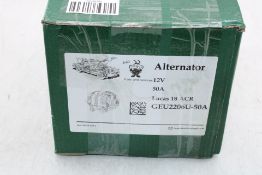 Lucas Style 18ACR RH Alternator, GEU2206U-50A. Box damaged, Not checked
