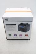 ZZap NC50 Banknote Counter & Counterfeit Detector Machine, Black, 240V. Box damaged Not checked