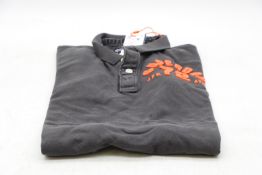 Superdry Vintage Athletic Polo Shirt, Washed Black, Size L