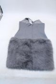 Miss Circle New York Midi Dress, Grey, Size XS