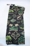 Farm Rio Label Garden Black Adidas T-Dress, Size M