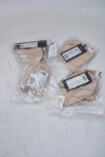 Four Heist Contour Bralettes to include 1x UK S, 3x M, All Almond