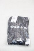 Salomon Logo Performance Hoodie, Deep Black, Size M
