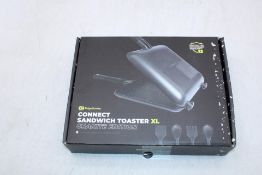 Two RidgeMonkey Connect Sandwich Toasters, XL, Granite. Boxes damaged