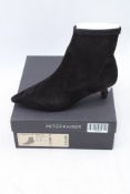 Peter Kaiser Women's Leder Stretch Ankle Boots, Black, UK 4