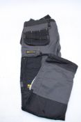 DeWalt Albany Slim Fit Trouser, Grey/ Black, Size 32