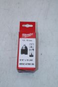 Three Milwaukee Keyless Chucks 1.5-13mm 9/16X18UNF Female Mount