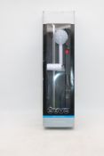Mira Beat Fittings Kit with 1.25m Hose, White/Chrome. Box damaged