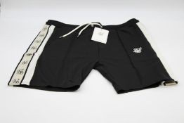 Eight Siksilk Premium Tape Pleated Shorts to include 1x XS, 1x S, 2x M, 1x L, 1x XL, 1x XXL