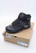 Salomon Men's X Ultra 5 Mid Wide GTX Boots, Black/Asphalt/Castlerock, UK 10