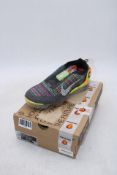 Nike Air Vapormax 2020 FK, Iron Grey/White/Multi, UK 9.5. Box damaged
