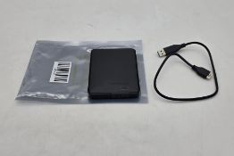 Western Digital WD Elements Portable Hard Disk, 2TB, Black. Used, Low Hours, Reset and Tested