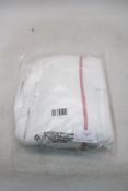 Dian's Bedroom BP36 Santorin Bath Robe, White/Pink, Size S