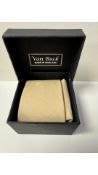 Van Buck Men's Boxed Tie & Hankie Set, Cream