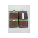 Four Rowallan RFID Wallets to include 3x Brown, 1x Dark Brown. Defects, Some Marks On Front