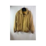Timberland Men's Leather Jacket, Light Tan, UK L. Used Marks to Collar, Sleeves, Front and Back