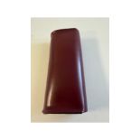 Gucci Sunglasses Case, Leather, 7"x3.5", Red, Small