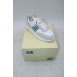 Axel Arigato Genesis Vintage Trainers, White/Light Green, UK 6, 5