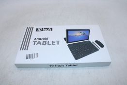 Novojoy NV10S 10" 2-in-1 Tablet, Pink. Box Opened
