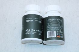 Ten 900mg Pots Pharx Nad+ with Nicotinamide Riboside, 90 Capsules, No Sell By Date