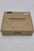 Giada F106D Embedded Computer, Celeron N5100 (Fanless), 4GB RAM, 128GB SSD, 2x Gigabit Ethernet, HDM