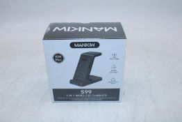 Four Mankiw S99 3-in-1 Wireless Charger, Black