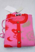 Never Fully Dressed Shae Knit Cardigan, Red/Multi, Size M