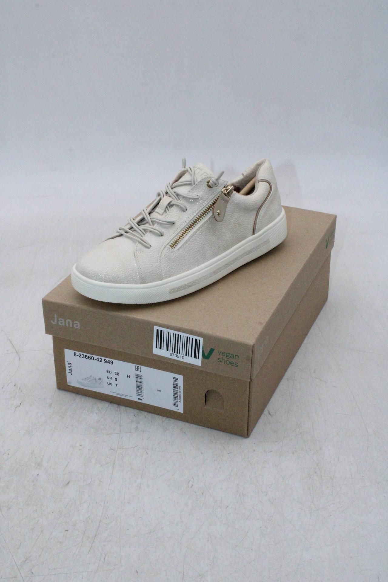 Jana Women's Trainers, Beige/Gold, UK 7.5