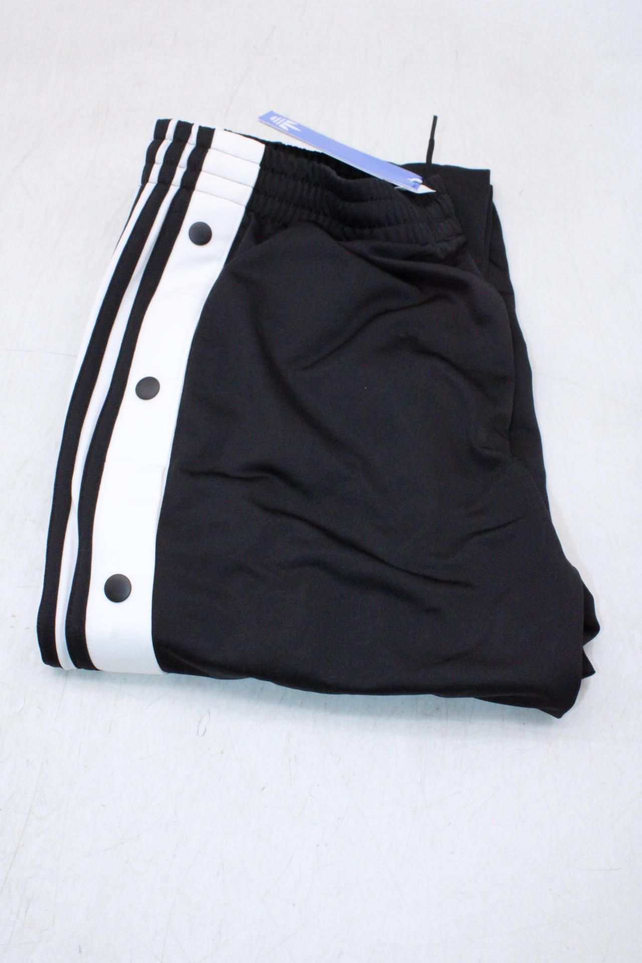 Adidas Adibreak Classic Tracksuit Bottoms, Black/White, UK S