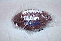 Four Wilson NFL Flag Footballs, Brown
