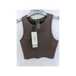 Stronger Ribbed Seamless Crop Top, Size XS-S