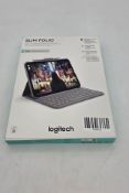 Logitech Slim Folio Case with integrated Bluetooth keyboard for iPad 10th Generation, A16