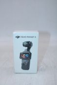 DJI Osmo Pocket 3 Handheld Camera, Black