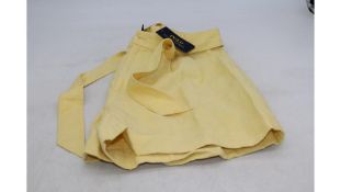 Polo Ralph Lauren Linen Shorts, Yellow, Size 10